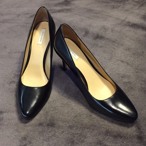 Cole Haan Shoes - Barely Used Cole Haan Bethany Black Heels Size 10*